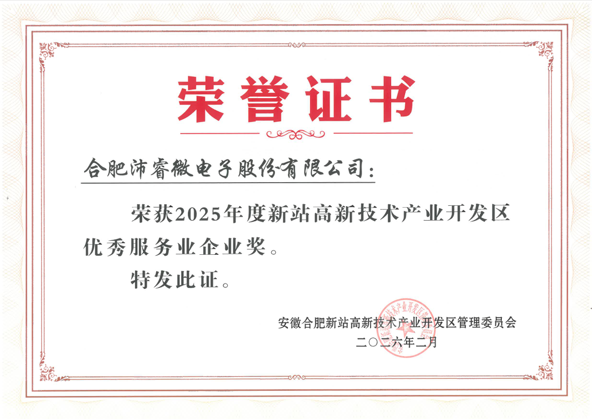 2025年度新站优秀服务业企业奖